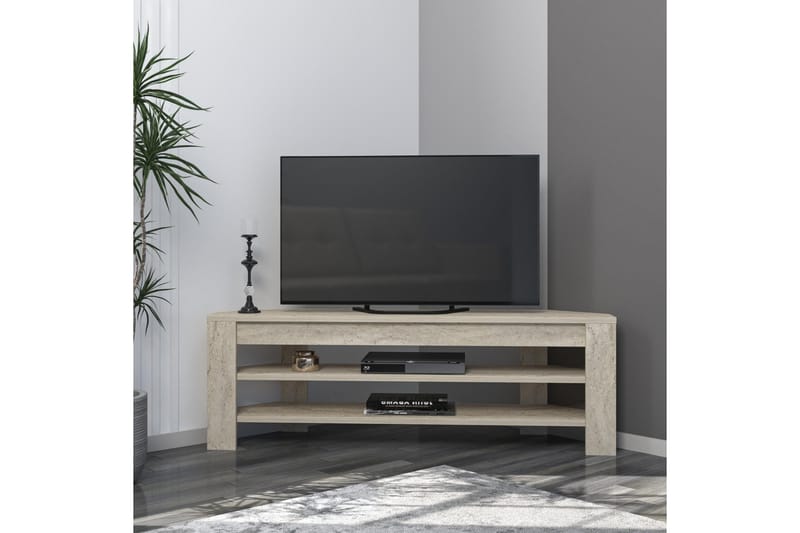 Oderzo Tv-bänk 120 cm - Travertine - Möbler - TV- & Mediamöbler - TV bänk & mediabänk