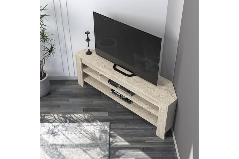 Oderzo Tv-bänk 120 cm - Travertine - Möbler - TV- & Mediamöbler - TV bänk & mediabänk