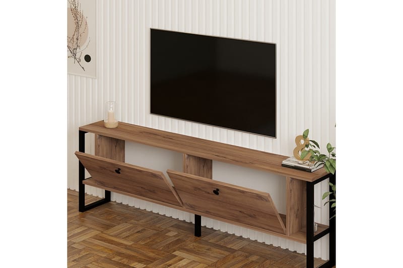 Tv-bänk Ahu 160 cm - Brun - Möbler - TV- & Mediamöbler - TV bänk & mediabänk