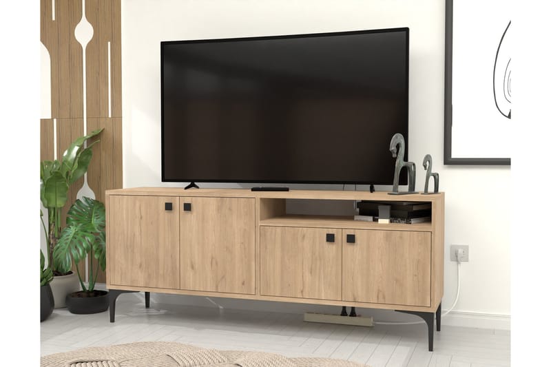 Tv-bänk Artemis 139 cm - Ek - Möbler - TV- & Mediamöbler - TV bänk & mediabänk