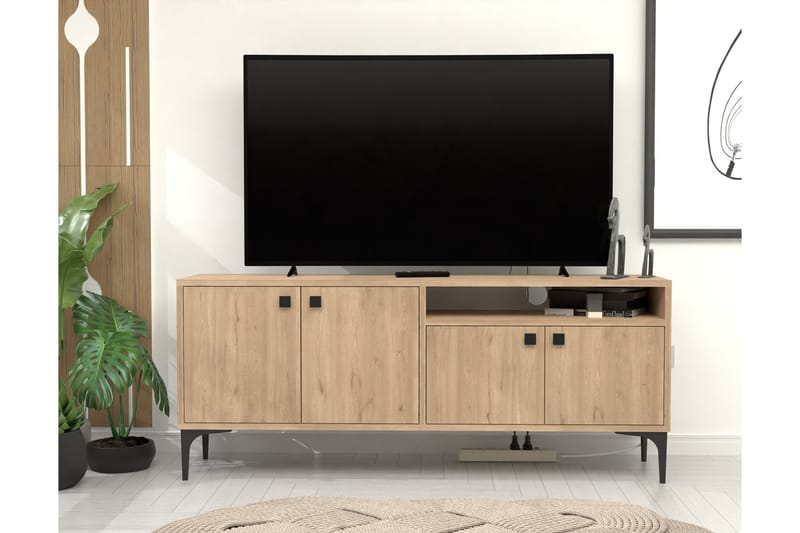 Tv-bänk Artemis 139 cm - Ek - Möbler - TV- & Mediamöbler - TV bänk & mediabänk