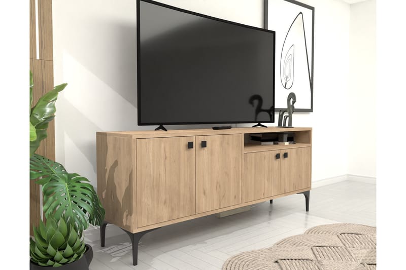 Tv-bänk Artemis 139 cm - Ek - Möbler - TV- & Mediamöbler - TV bänk & mediabänk