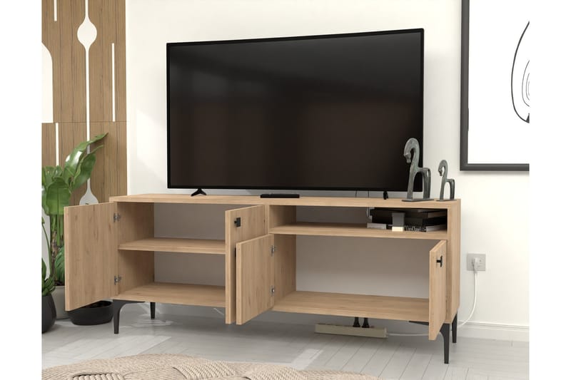 Tv-bänk Artemis 139 cm - Ek - Möbler - TV- & Mediamöbler - TV bänk & mediabänk