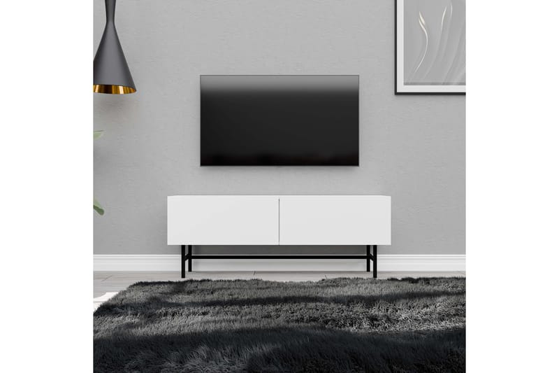 Tv-bänk Croatia 138 cm - Vit - Möbler - TV- & Mediamöbler - TV bänk & mediabänk