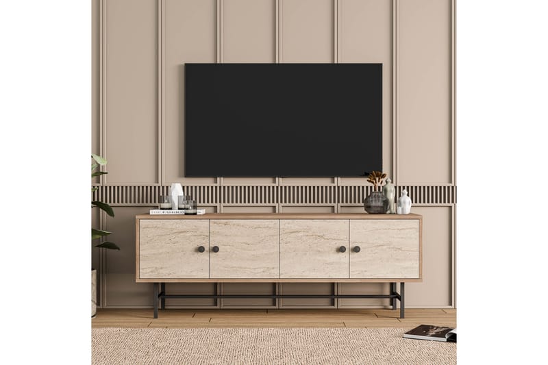 Tv-bänk Dimants 150 cm - Ek - Möbler - TV- & Mediamöbler - TV bänk & mediabänk