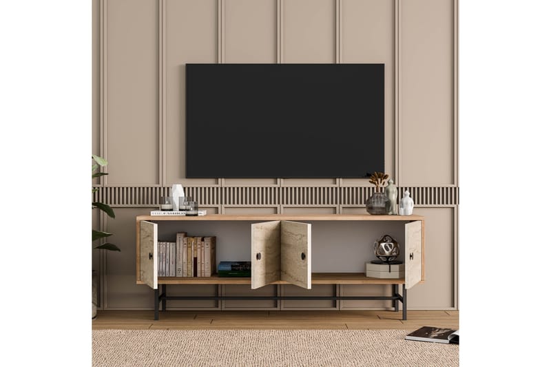 Tv-bänk Dimants 150 cm - Ek - Möbler - TV- & Mediamöbler - TV bänk & mediabänk