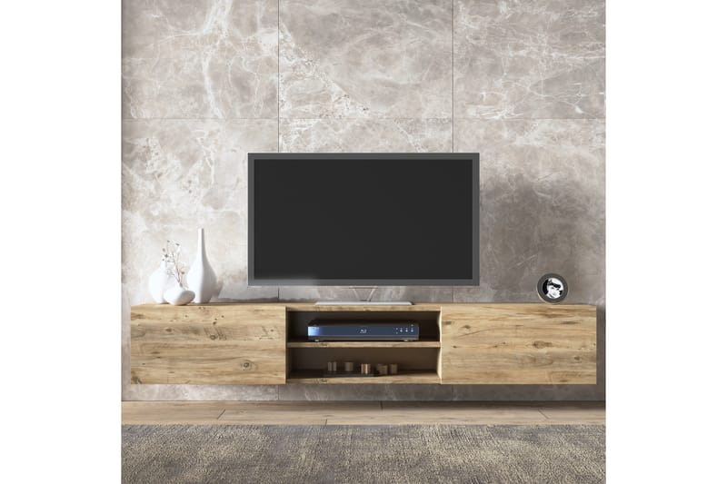 Tv-bänk Elspet 150 cm - Brun - Möbler - TV- & Mediamöbler - TV bänk & mediabänk