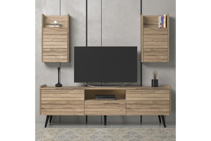 Tv-bänk Elspet 180 cm - Valnöt - Möbler - TV- & Mediamöbler - TV bänk & mediabänk