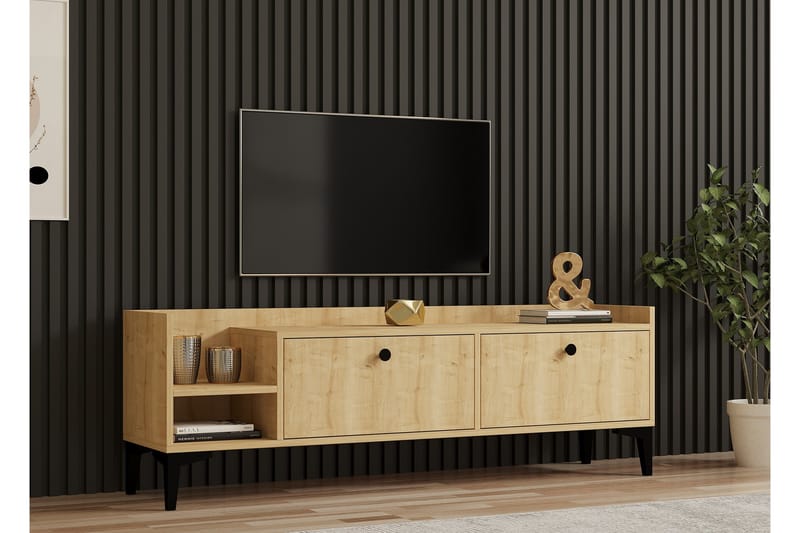 Tv-bänk Han 150 cm - Ek - Möbler - TV- & Mediamöbler - TV bänk & mediabänk