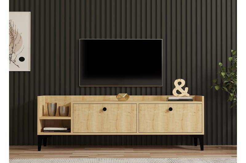 Tv-bänk Han 150 cm - Ek - Möbler - TV- & Mediamöbler - TV bänk & mediabänk