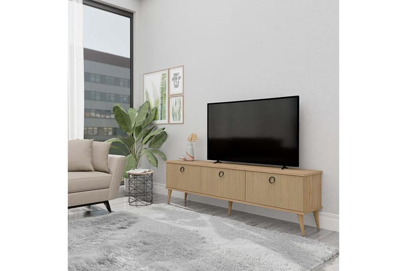 Tv-bänk Hathorne 180 cm - Ek - Möbler - TV- & Mediamöbler - TV bänk & mediabänk