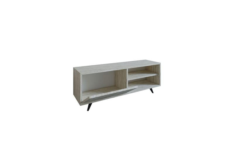 Tv-bänk Hazle 120 cm - Beige - Möbler - TV- & Mediamöbler - TV bänk & mediabänk