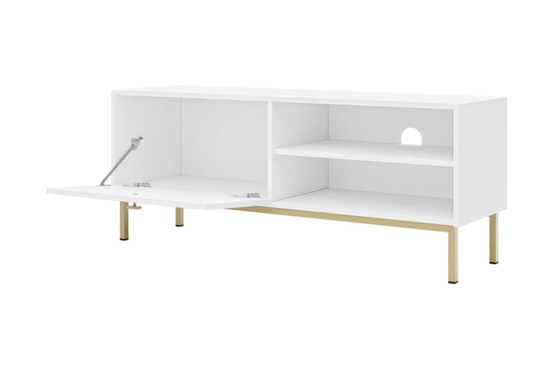 Tv-bänk Hermann 120 cm - Svart - Möbler - TV- & Mediamöbler - TV bänk & mediabänk