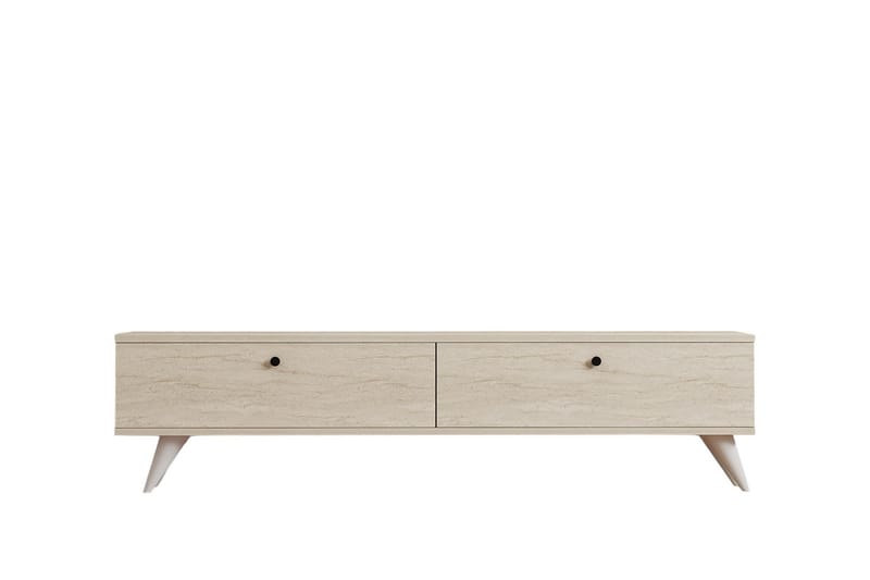 Tv-bänk Jalacea 160 cm - Beige - Möbler - TV- & Mediamöbler - TV bänk & mediabänk