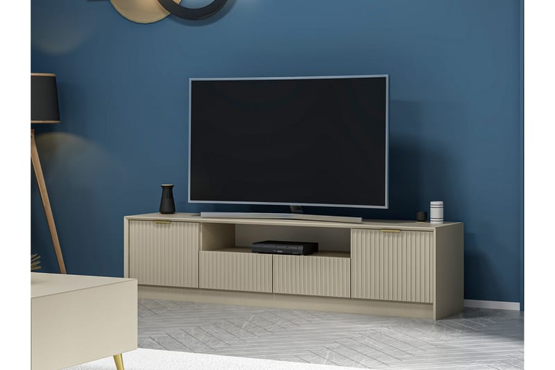 Tv-bänk Luxe 180 cm - Sandsten - Möbler - TV- & Mediamöbler - TV bänk & mediabänk