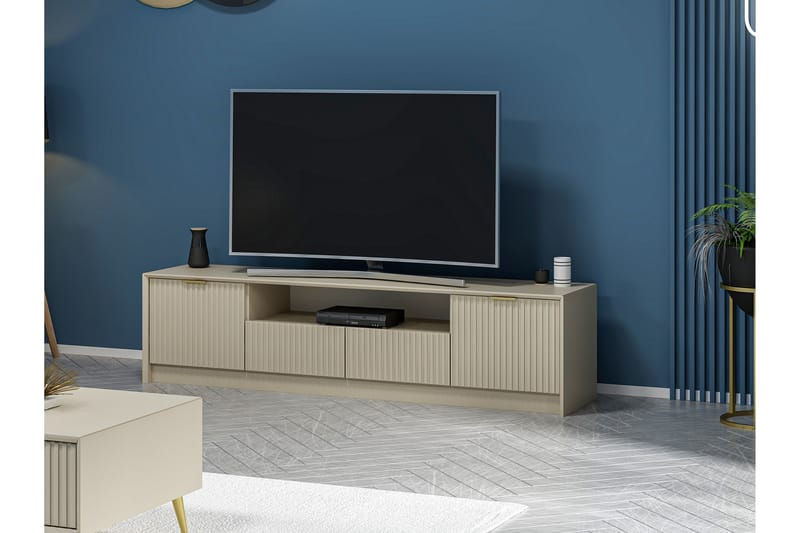 Tv-bänk Luxe 180 cm - Sandsten - Möbler - TV- & Mediamöbler - TV bänk & mediabänk