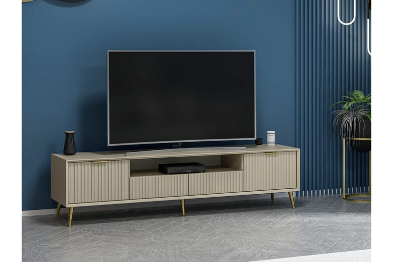 Tv-bänk Luxe 180 cm - Sandsten - Möbler - TV- & Mediamöbler - TV bänk & mediabänk