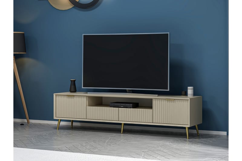 Tv-bänk Luxe 180 cm - Sandsten - Möbler - TV- & Mediamöbler - TV bänk & mediabänk