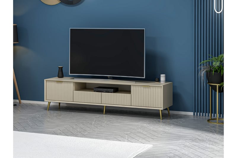 Tv-bänk Luxe 180 cm - Sandsten - Möbler - TV- & Mediamöbler - TV bänk & mediabänk