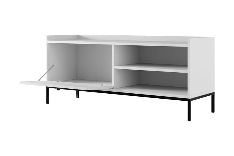 Tv-bänk Mariestad 140 cm - Vit - Möbler - TV- & Mediamöbler - TV bänk & mediabänk