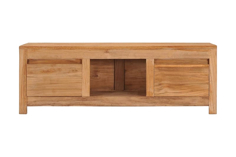 TV-bänk 100x30x35 cm massiv teak - Brun - Möbler - TV- & Mediamöbler - TV bänk & mediabänk