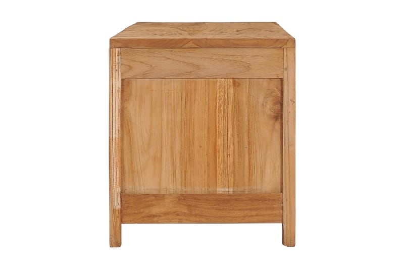 TV-bänk 100x30x35 cm massiv teak - Brun - Möbler - TV- & Mediamöbler - TV bänk & mediabänk