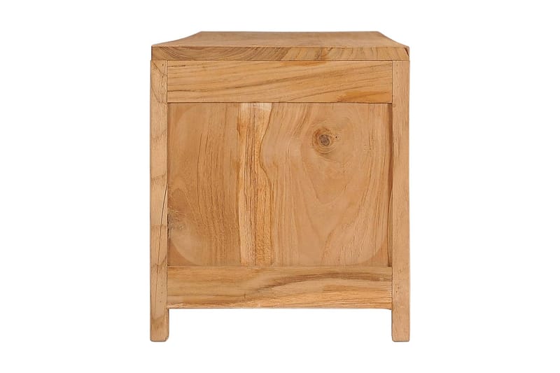 TV-bänk 135x30x35 cm massiv teak - Brun - Möbler - TV- & Mediamöbler - TV bänk & mediabänk