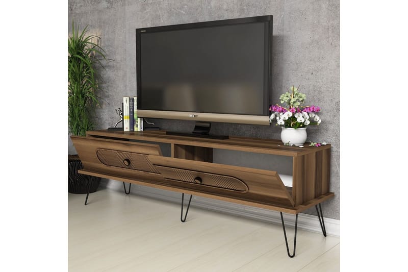 TV-Bänk Amtorp 145 cm - Brun - Möbler - TV- & Mediamöbler - TV bänk & mediabänk