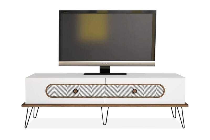 TV-Bänk Amtorp 145 cm - Vit - Möbler - TV- & Mediamöbler - TV bänk & mediabänk