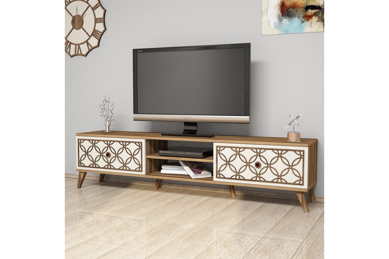 TV-Bänk Amtorp 180 cm - Brun - Möbler - TV- & Mediamöbler - TV bänk & mediabänk