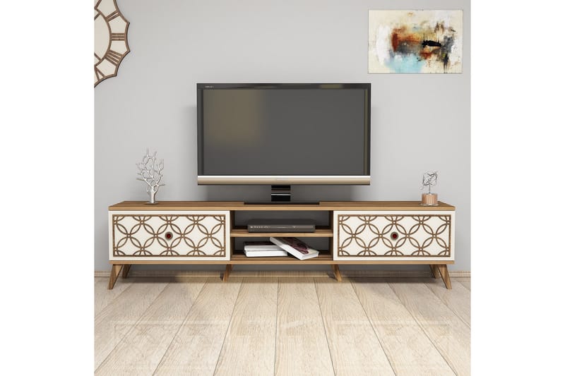 TV-Bänk Amtorp 180 cm - Brun - Möbler - TV- & Mediamöbler - TV bänk & mediabänk