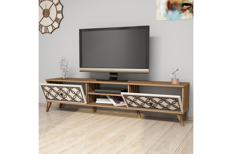 TV-Bänk Amtorp 180 cm - Brun - Möbler - TV- & Mediamöbler - TV bänk & mediabänk