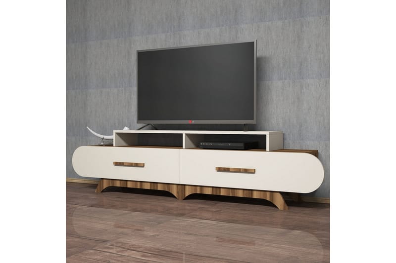 TV-Bänk Amtorp 205 cm - Brun - Möbler - TV- & Mediamöbler - TV bänk & mediabänk