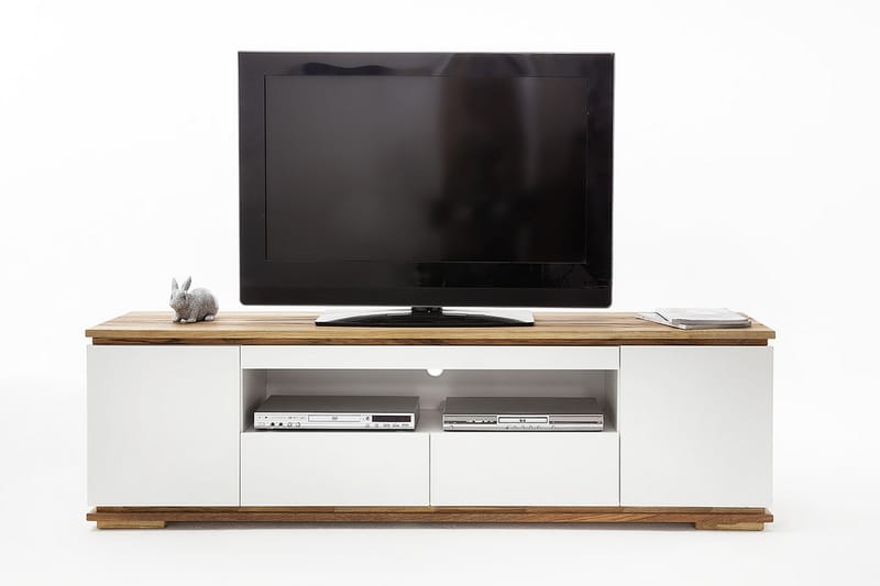 TV-bänk Baisol 202 cm - Vit - Möbler - TV- & Mediamöbler - TV bänk & mediabänk