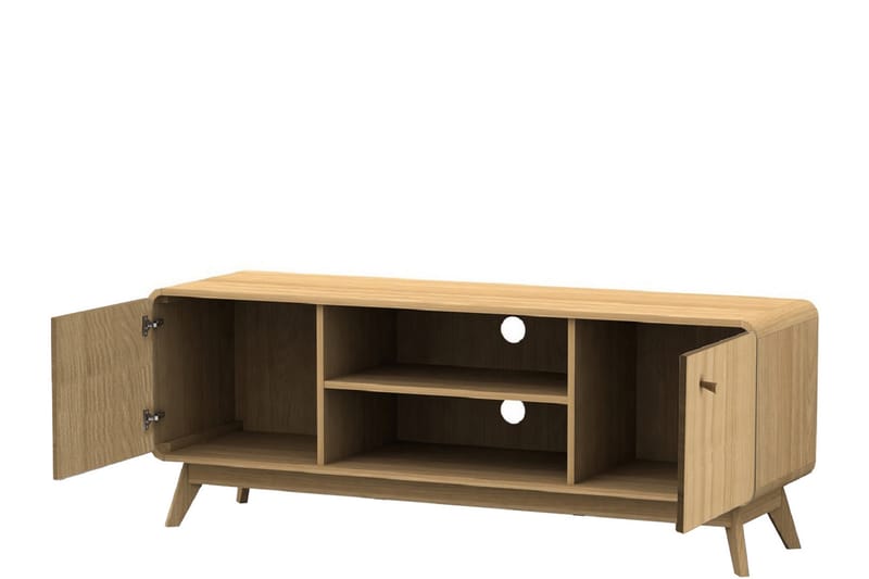 Tv-bänk Caitlyn 140 cm - Natur - Möbler - TV- & Mediamöbler - TV bänk & mediabänk