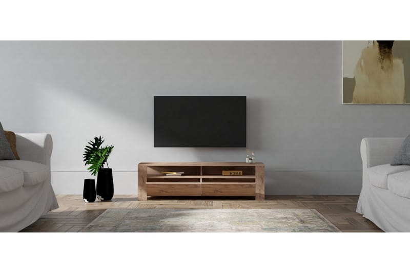 Tv-bänk Camern 140 cm - Natur - Möbler - TV- & Mediamöbler - TV bänk & mediabänk