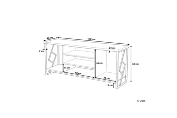 Tv-Bänk Forres 40x140 cm - Trä|Natur - Möbler - TV- & Mediamöbler - TV bänk & mediabänk