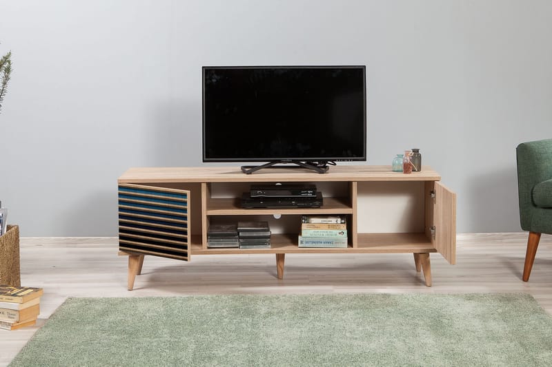 TV-Bänk Gillberga 140 cm - Brun - Möbler - TV- & Mediamöbler - TV bänk & mediabänk