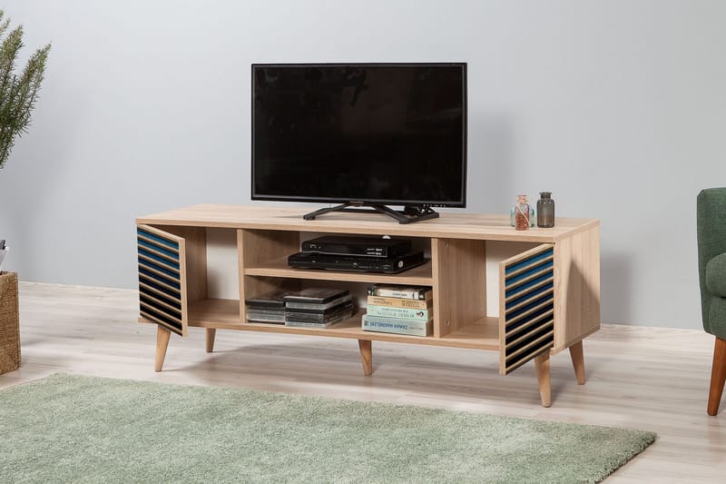 TV-Bänk Gillberga 140 cm - Brun - Möbler - TV- & Mediamöbler - TV bänk & mediabänk