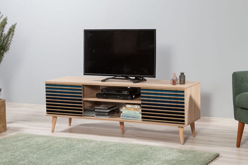 TV-Bänk Gillberga 140 cm - Brun - Möbler - TV- & Mediamöbler - TV bänk & mediabänk