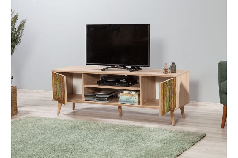 TV-Bänk Gillberga 140 cm - Brun - Möbler - TV- & Mediamöbler - TV bänk & mediabänk