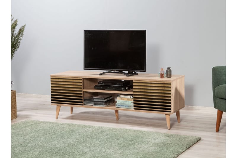 TV-Bänk Gillberga 140 cm - Brun - Möbler - TV- & Mediamöbler - TV bänk & mediabänk