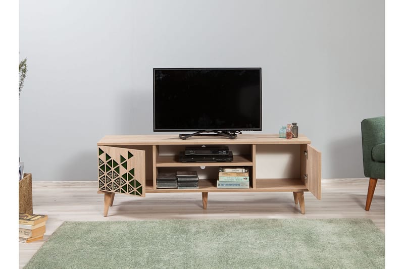 TV-Bänk Gillberga 140 cm - Brun - Möbler - TV- & Mediamöbler - TV bänk & mediabänk