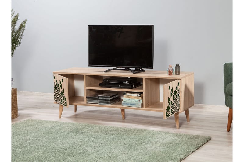 TV-Bänk Gillberga 140 cm - Brun - Möbler - TV- & Mediamöbler - TV bänk & mediabänk