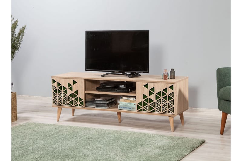 TV-Bänk Gillberga 140 cm - Brun - Möbler - TV- & Mediamöbler - TV bänk & mediabänk