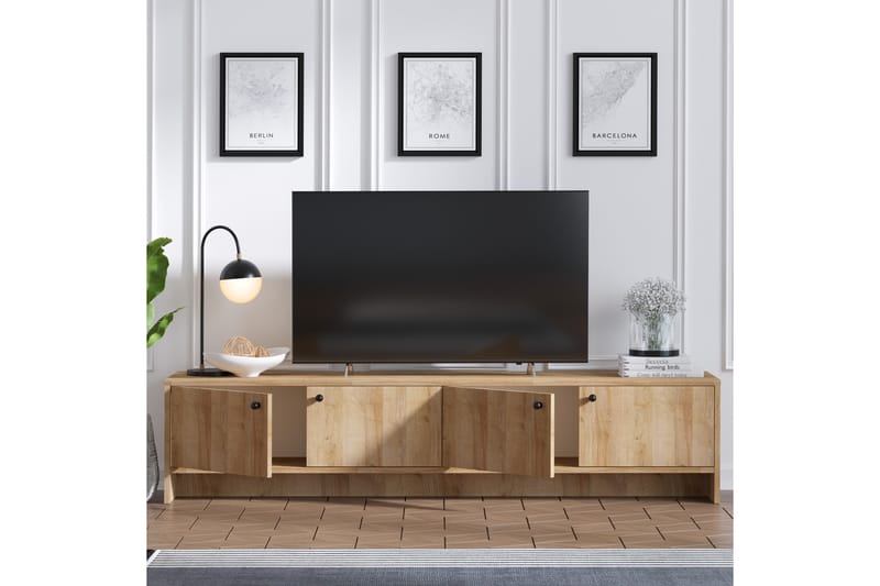 Tv-bänk Jimma 180 cm - Natur - Möbler - TV- & Mediamöbler - TV bänk & mediabänk