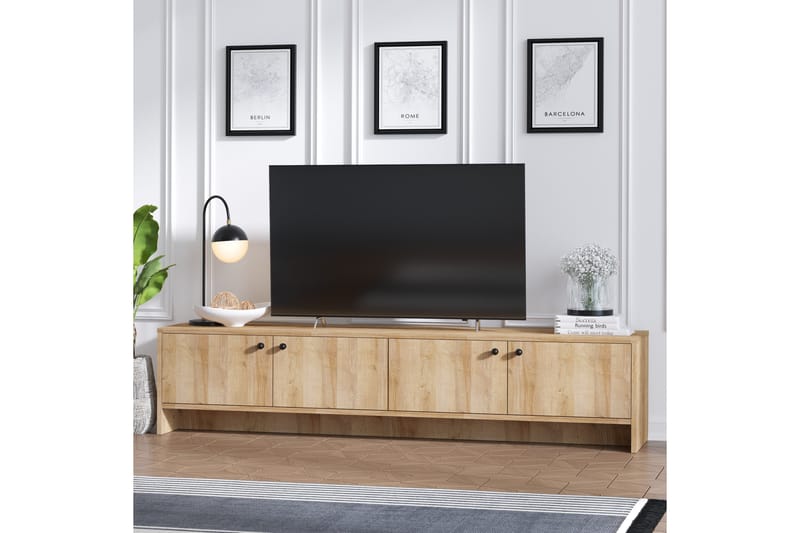 Tv-bänk Jimma 180 cm - Natur - Möbler - TV- & Mediamöbler - TV bänk & mediabänk