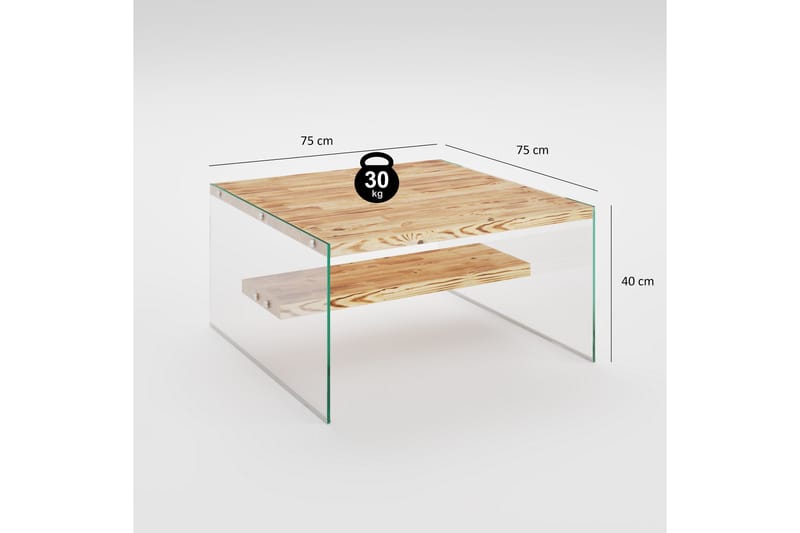 Tv-bänk Kruisland 120 cm - Natur - Möbler - TV- & Mediamöbler - TV bänk & mediabänk