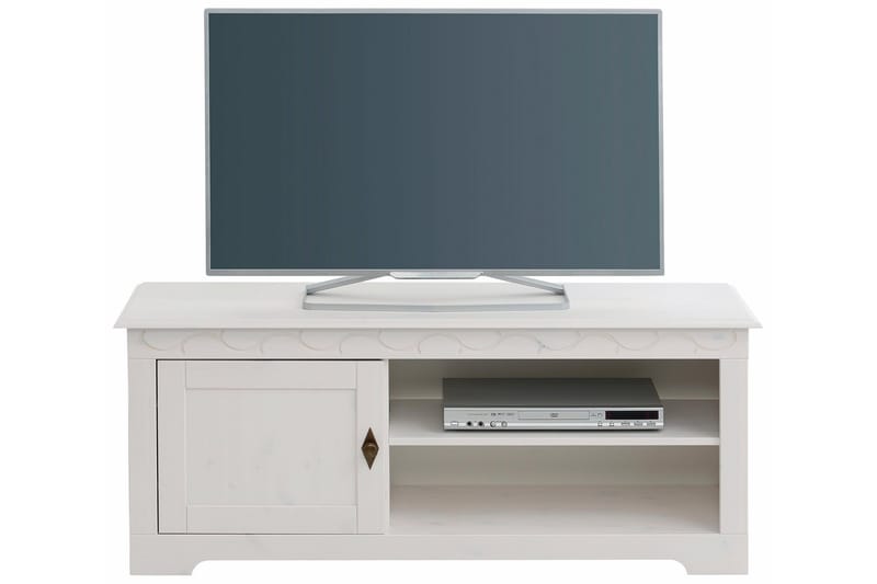 TV-bänk Larens 125 cm - Vit - Möbler - TV- & Mediamöbler - TV bänk & mediabänk