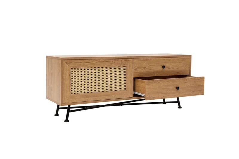 Tv-bänk Makwana 140 cm - Natural - Möbler - TV- & Mediamöbler - TV bänk & mediabänk